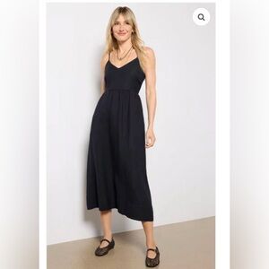 Evereve black empire dresss